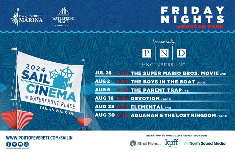 Sail into summer with Port of Everett cinema