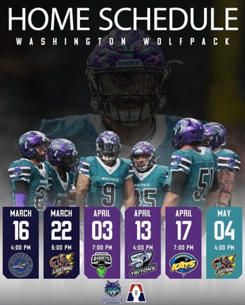 Washington Wolfpack announces 2025 season schedule - Everett Post