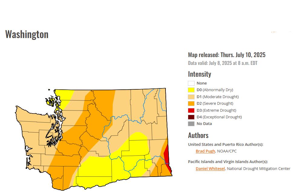 Lack of rain increases wildfire threat across North Sound