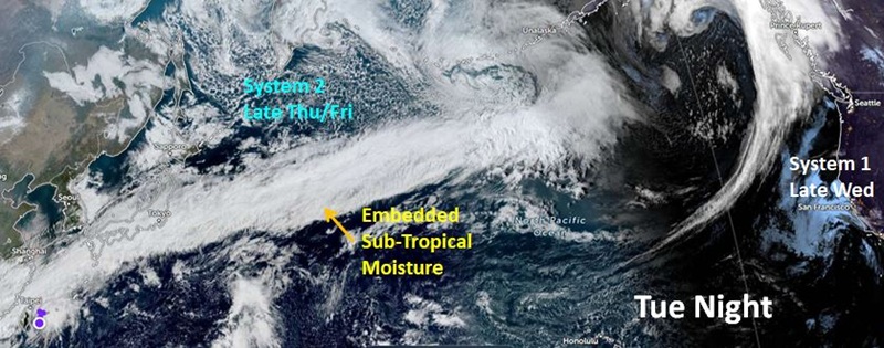 Wet, windy weather heading into the weekend