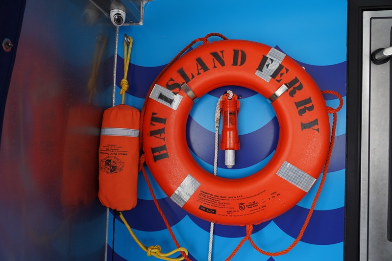 4 Harbor Hopper hat island ferry life ring