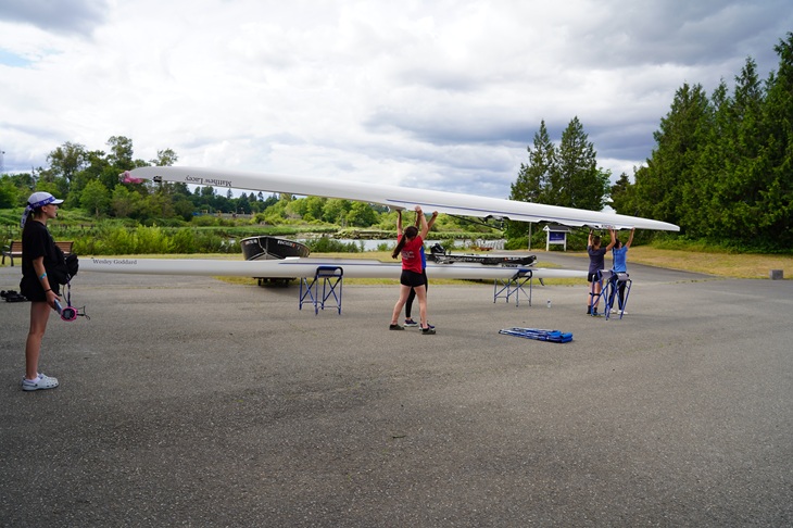 Everett rowing shell hoist 2