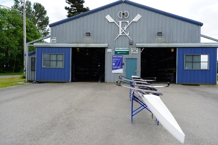 Everett rowing shell house