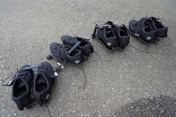 Everett rowing shoes