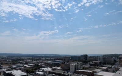 wildfire smoke, skies, Everett, July 21, 2026