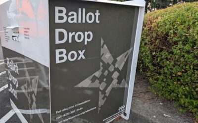 elections, ballot, drop-off box
