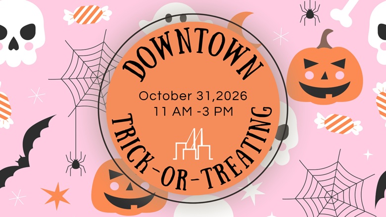 Bonus trick or treating Halloween day in downtown Everett