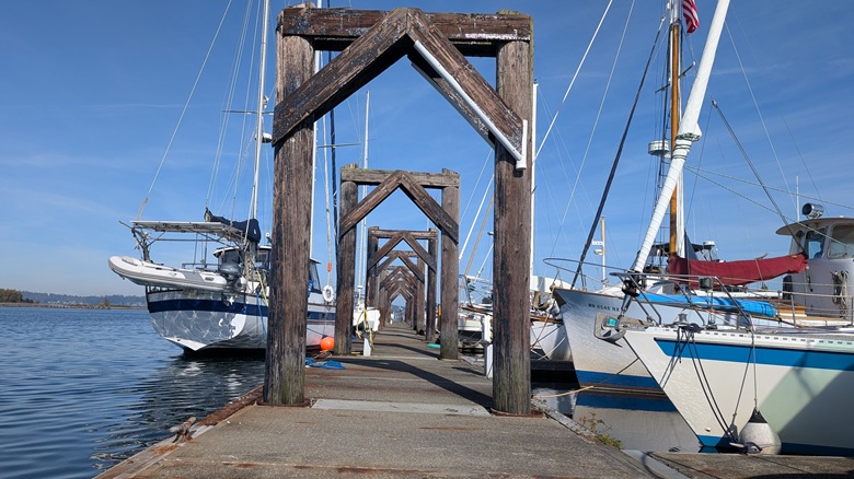 Everett waterfront, marina, boats