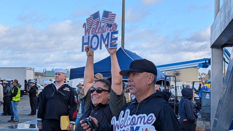 USS Gridley welcome home